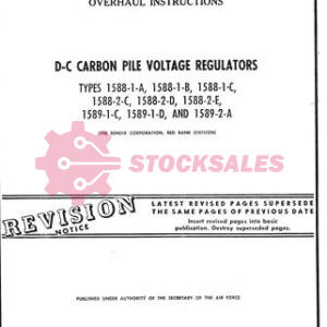 1589-1-C OVERHAUL INSTRUCTIONS