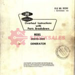 30010-000 Overhaul and Parts List