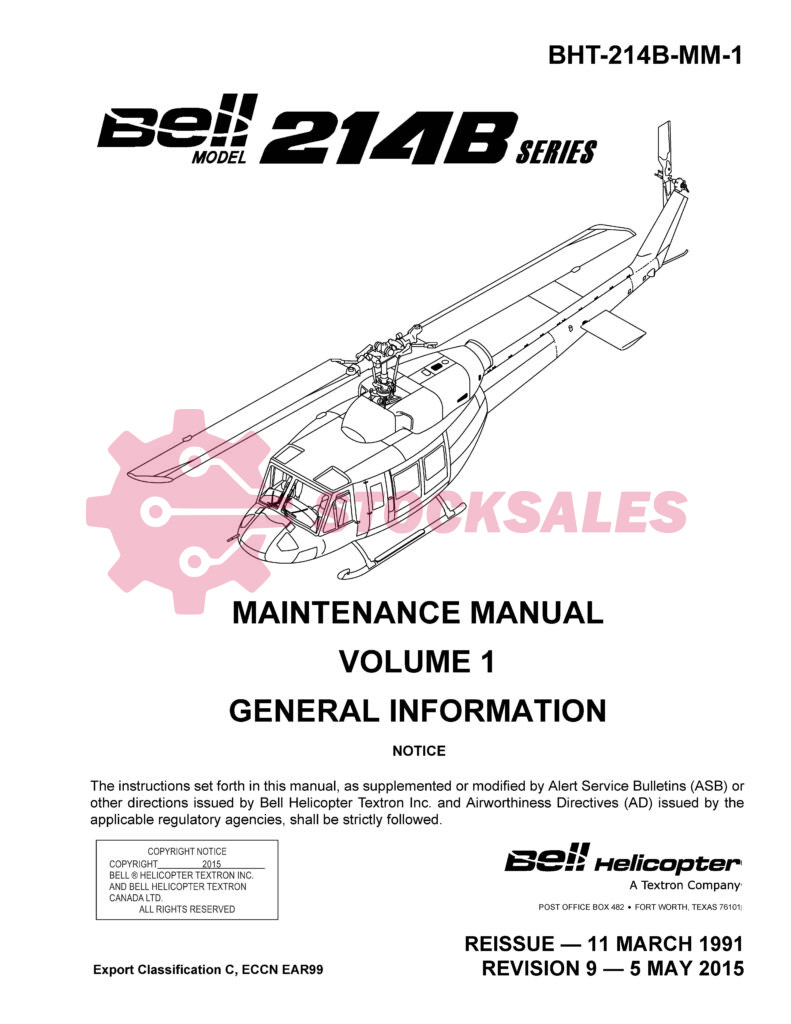 BHT-214B Maintenance Manual